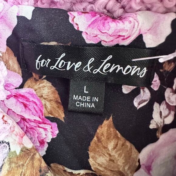 For Love & Lemons Floral Puffer Jacket - Picture 9 of 9